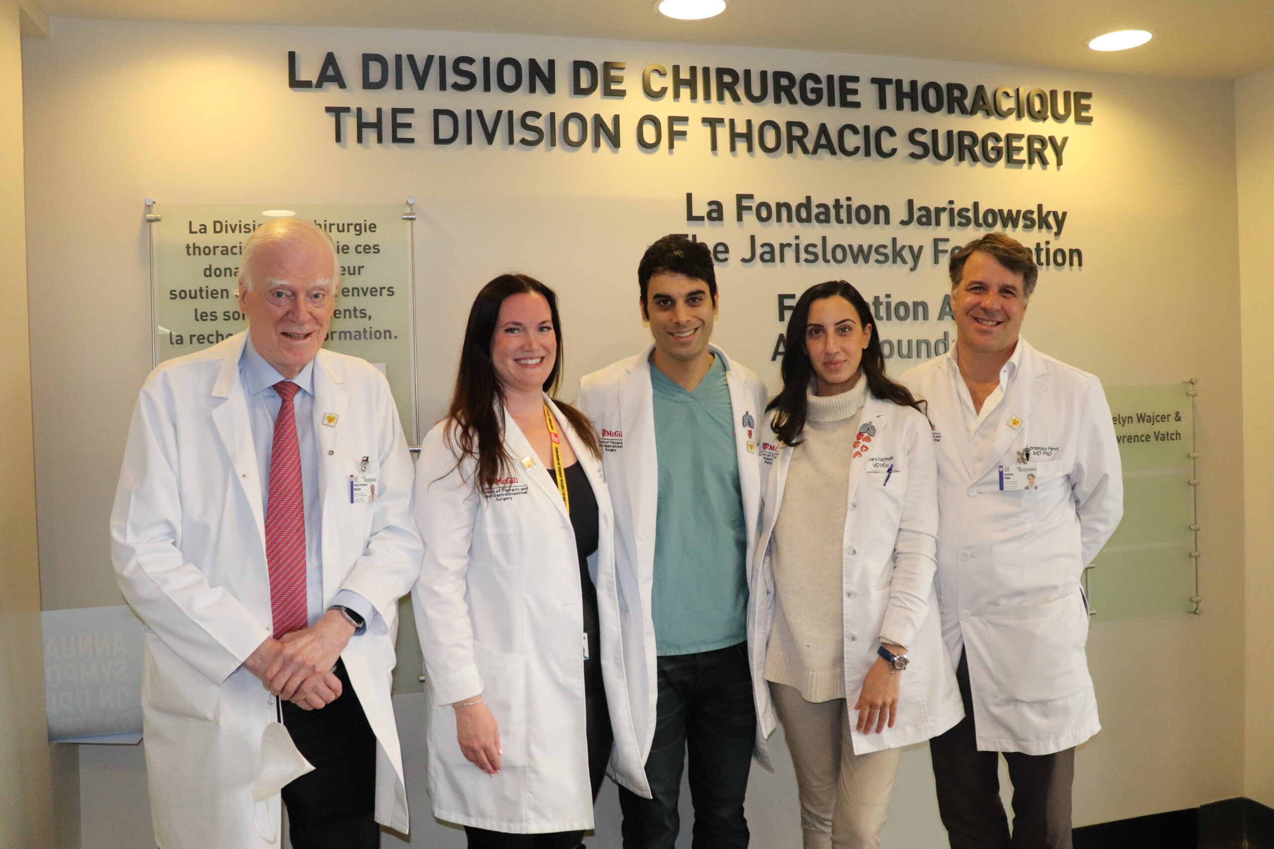 Thoracic surgery team